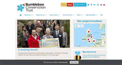 Desktop Screenshot of bumblebeeconservation.org